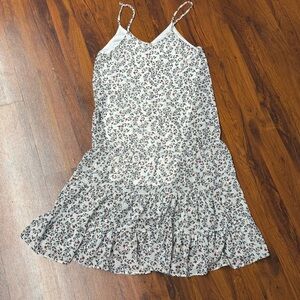 Flower Print Spaghetti Strap Sundress XS/S